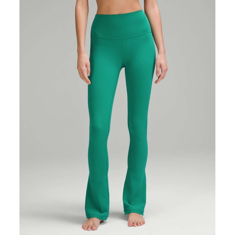 Lululemon Align High-Rise Mini-Flare Leg Pants 28" Cascadia Green W5FCHS Size 4